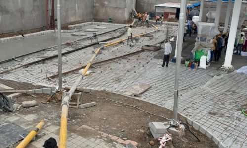 Ongoing Site- Petrol Pump Flooring